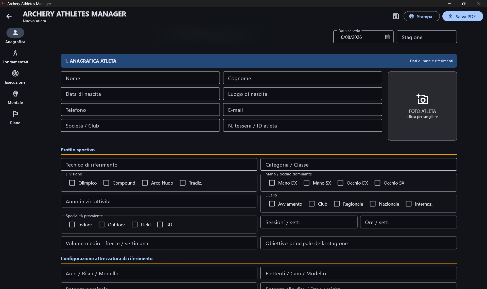Schermata 2 di Archery Athletes Manager