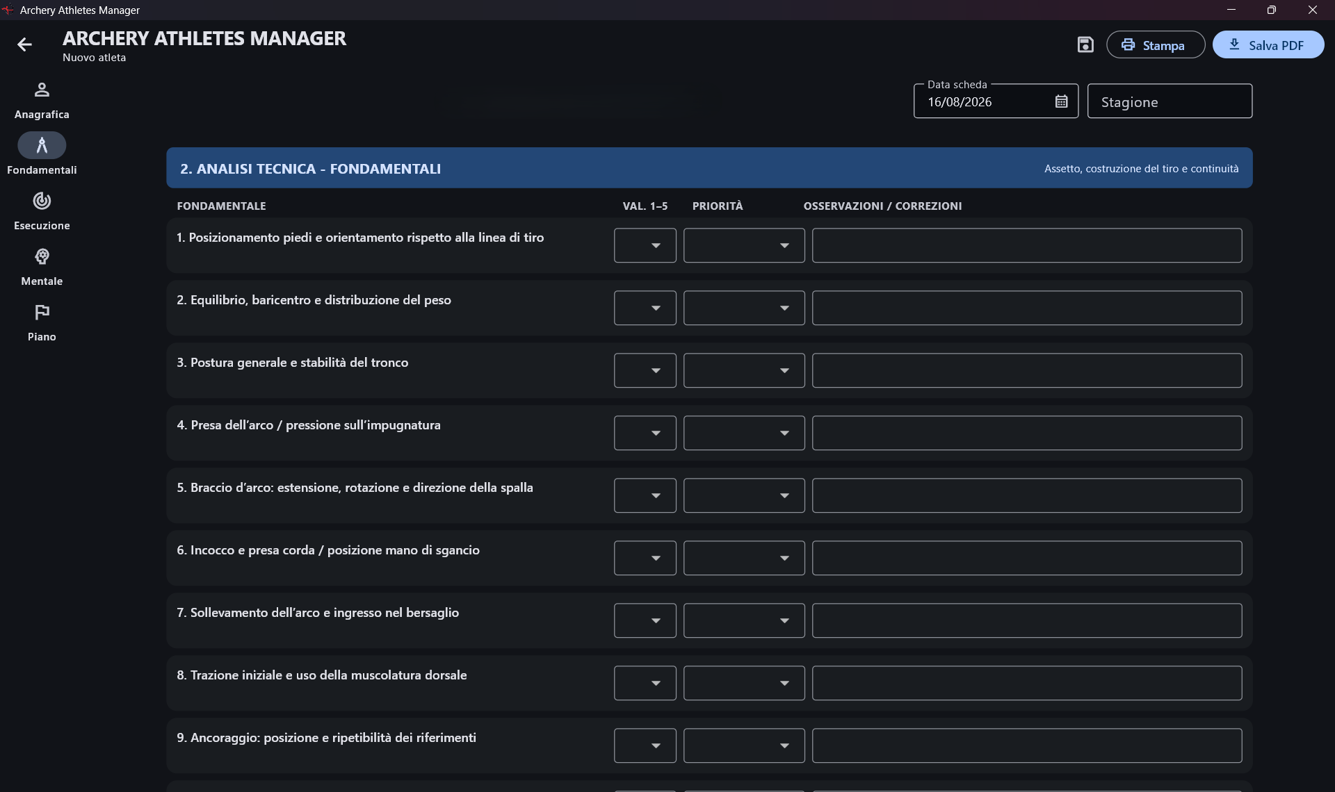 Schermata 3 di Archery Athletes Manager