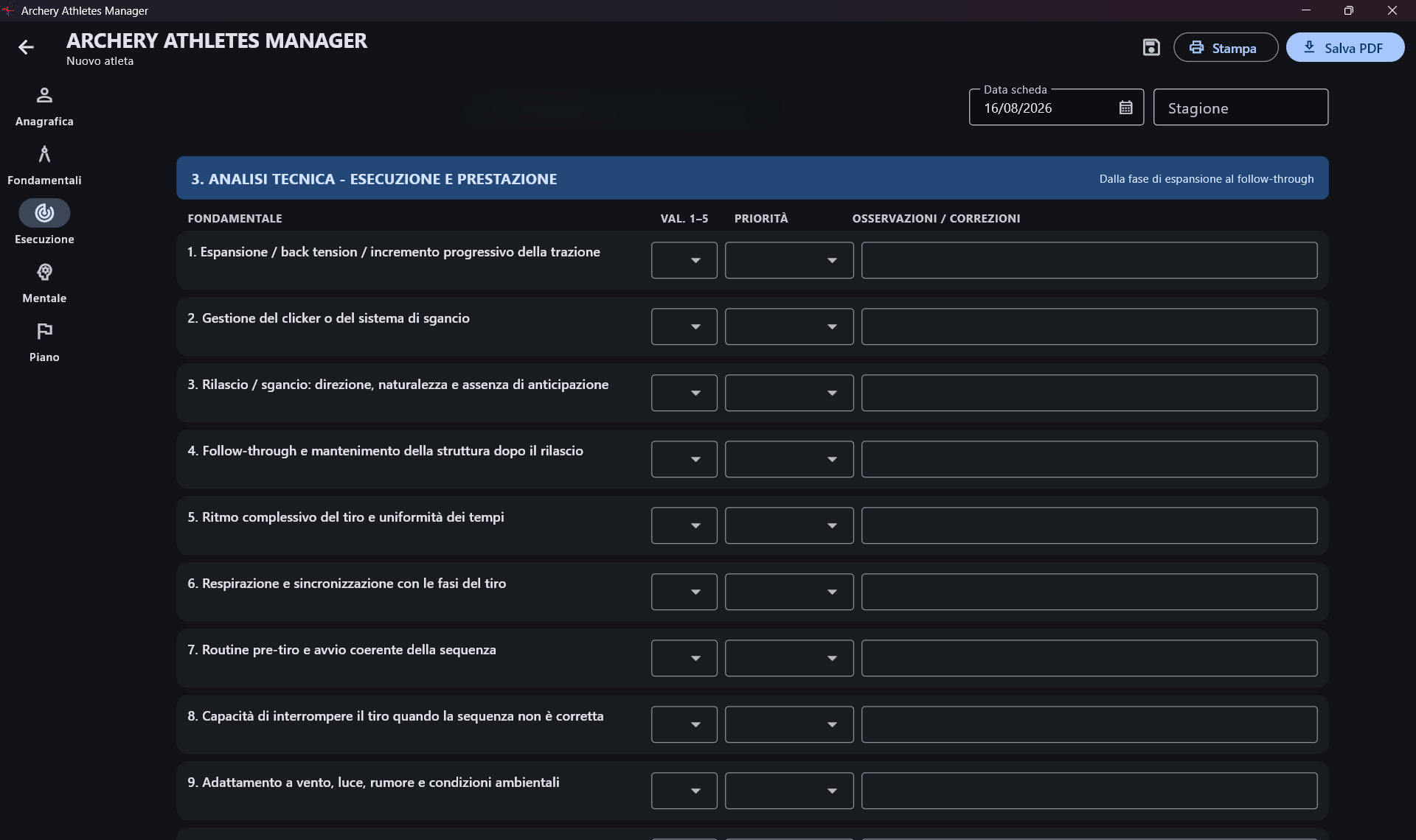 Schermata 4 di Archery Athletes Manager