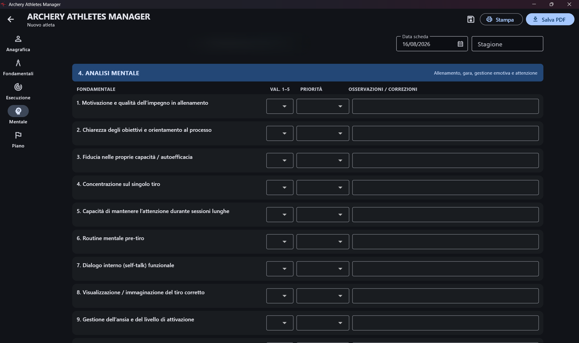 Schermata 5 di Archery Athletes Manager